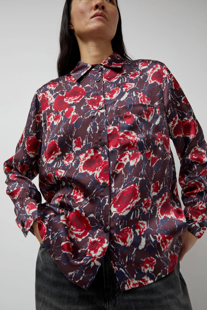 No.6 Cullen Shirt in Red Roses