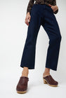No.6 Dakota Shearling Clog on High Heel in Spitfire and Maroon