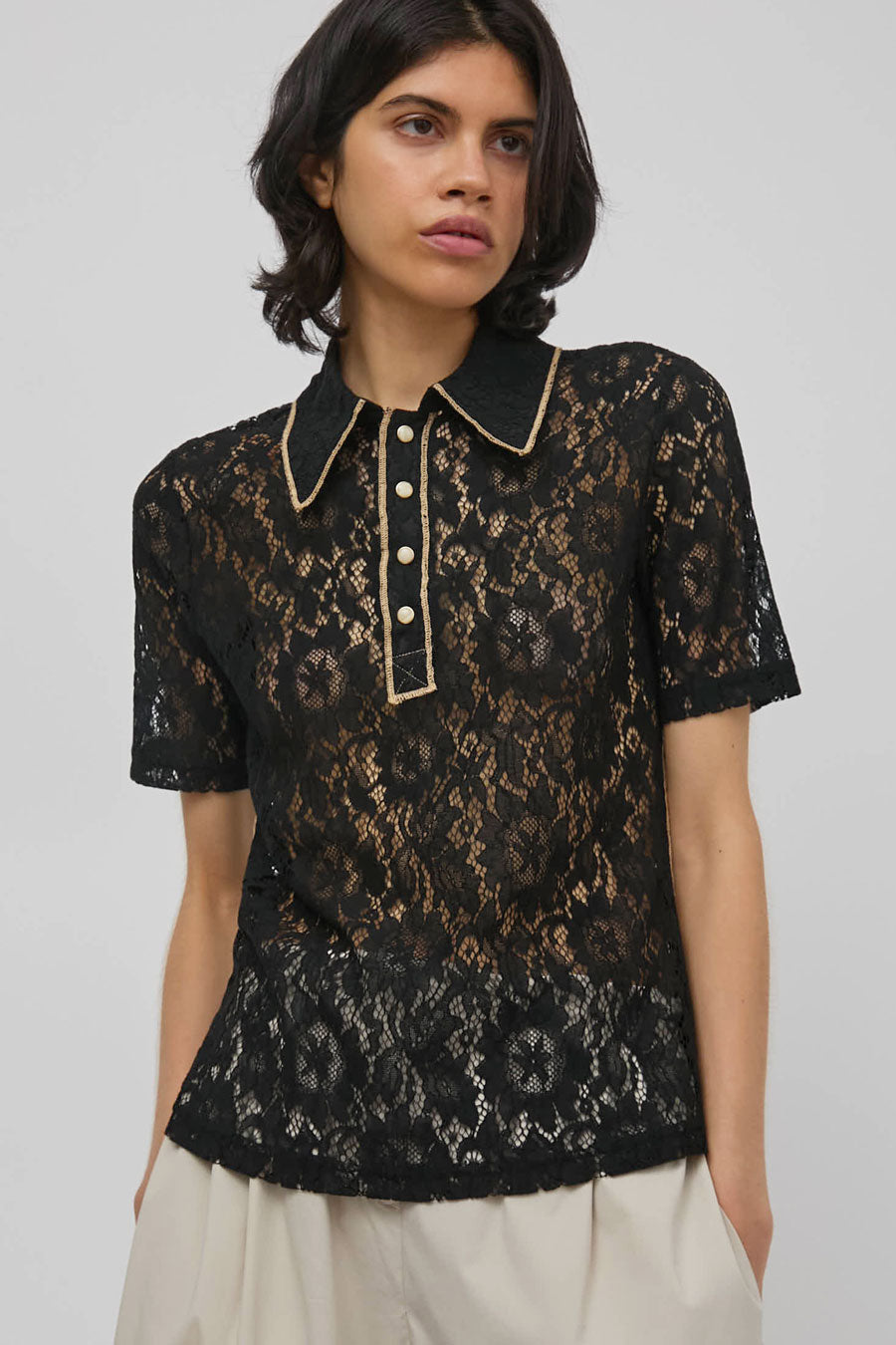 No.6 Dierdre Top in Black
