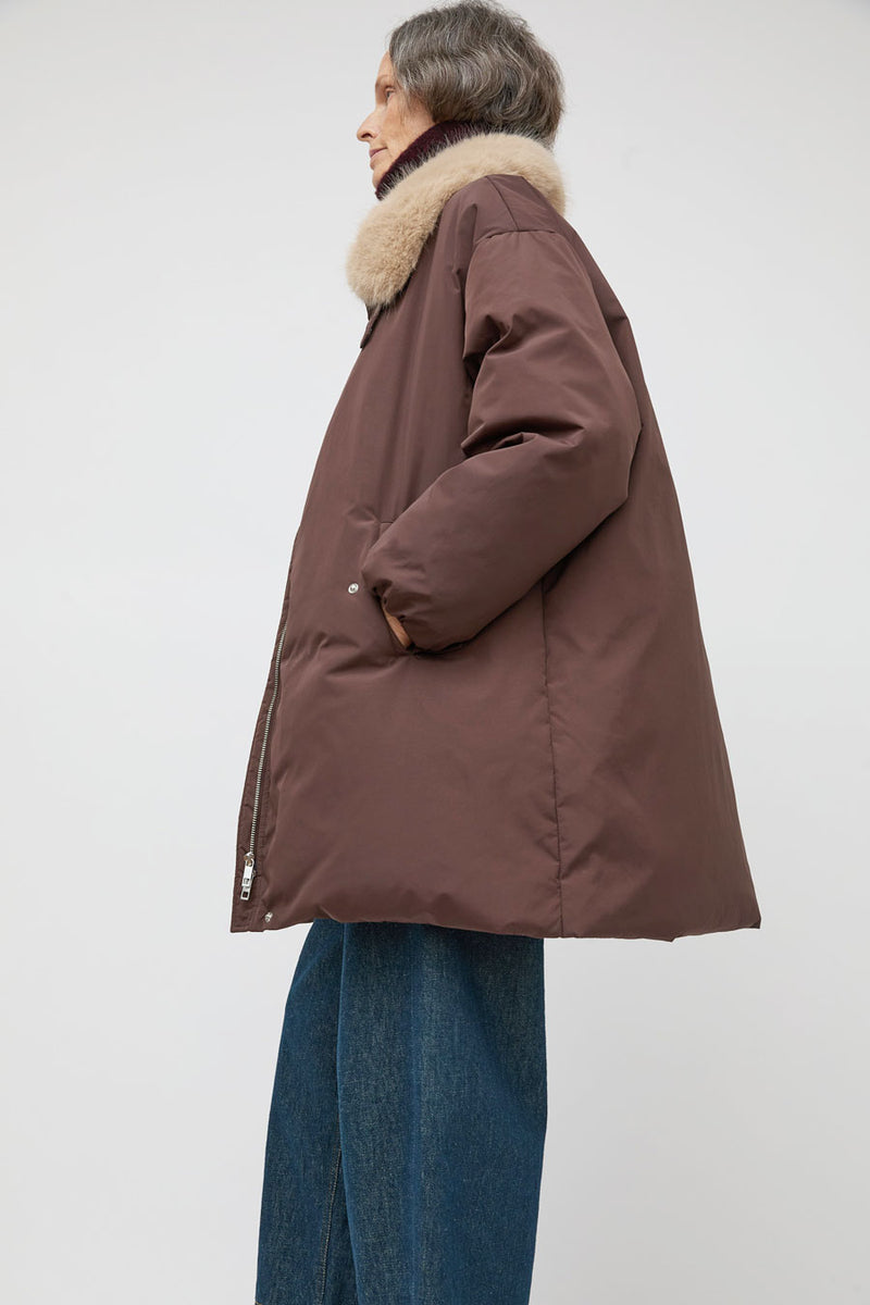 No.6 Dublin Coat in Burgundy