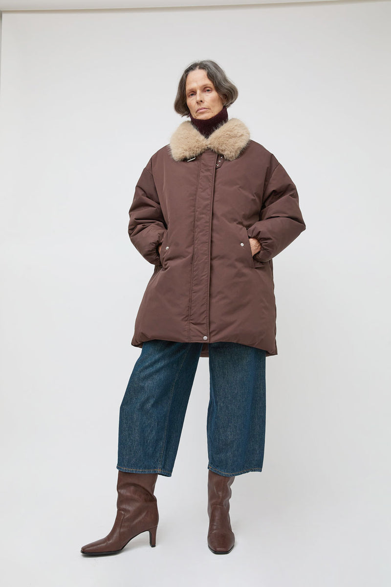 No.6 Dublin Coat in Burgundy