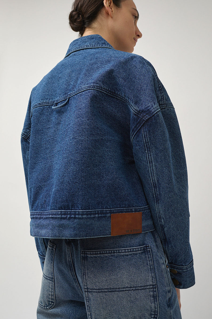 We Are The Others | The Stud Denim Jacket - Light Blue Wash