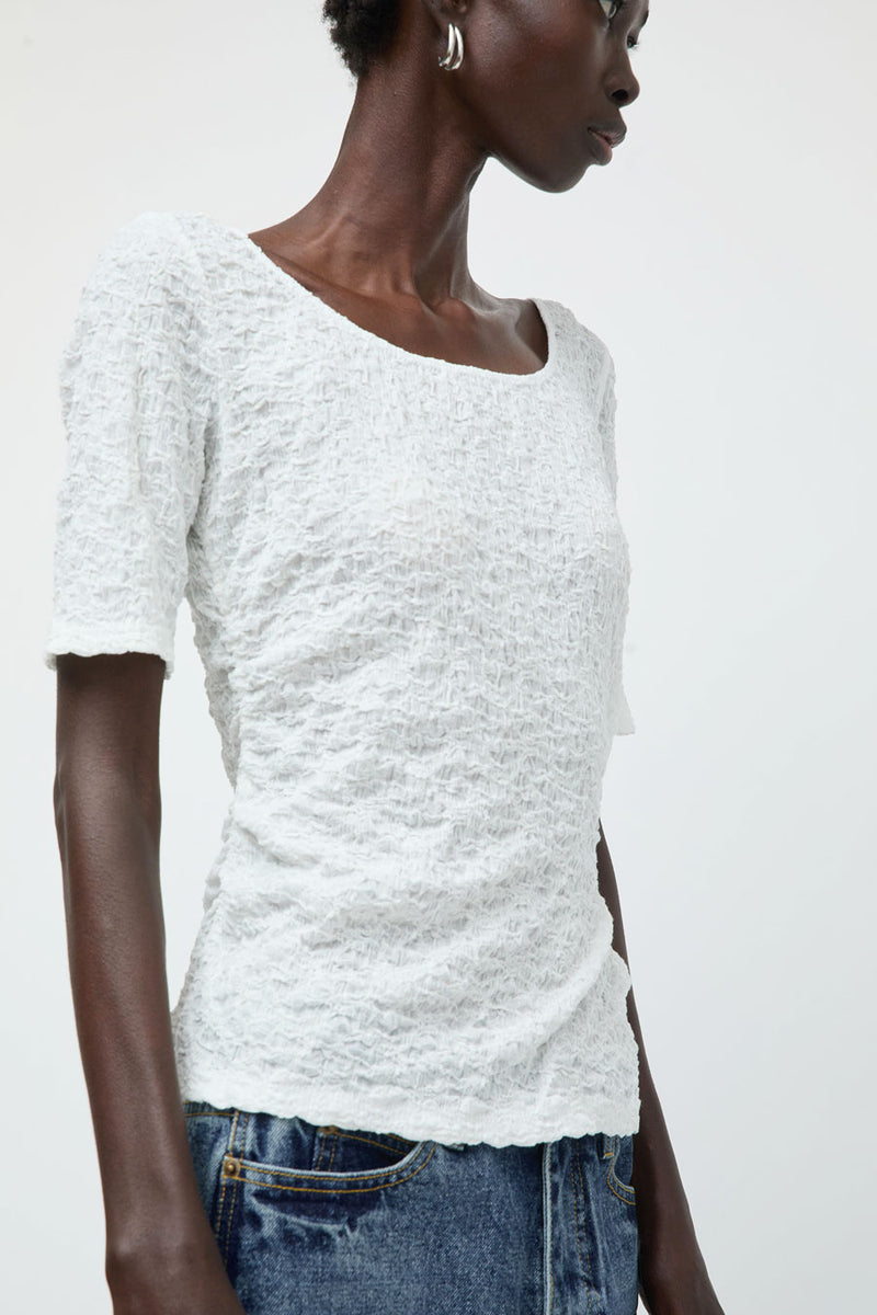 No.6 Eclipse Top in White