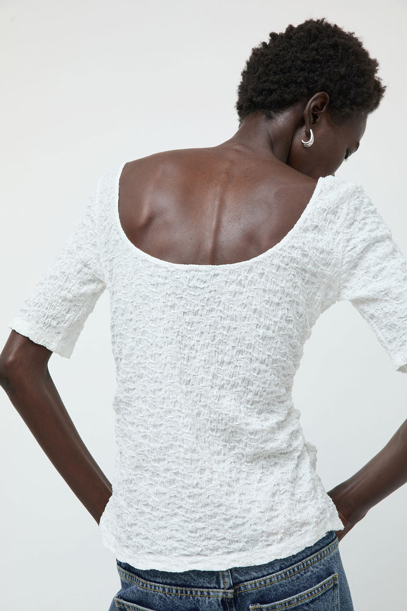 No.6 Eclipse Top in White