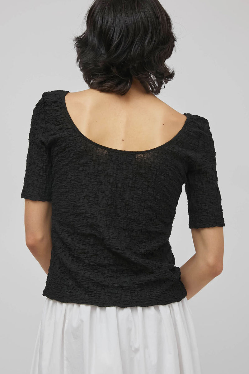 No.6 Eclipse Top in Black