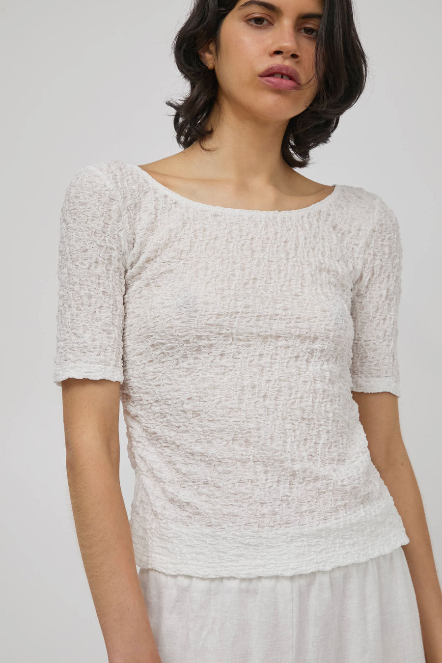No.6 Eclipse Top in White