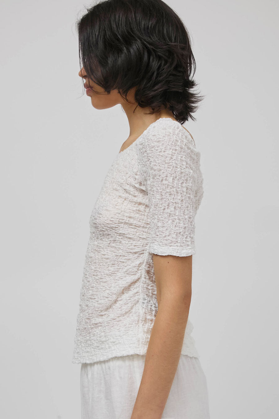 No.6 Eclipse Top in White