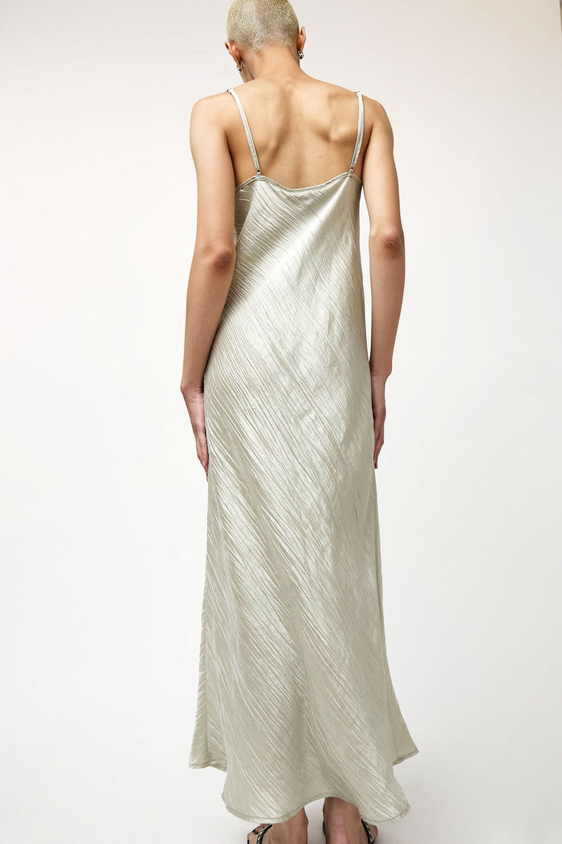 No.6 Elle Slip Dress in Silver