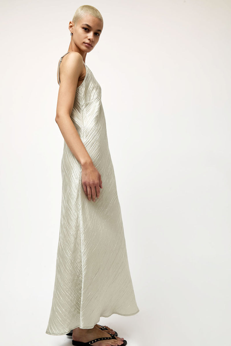 No.6 Elle Slip Dress in Silver Silver / S