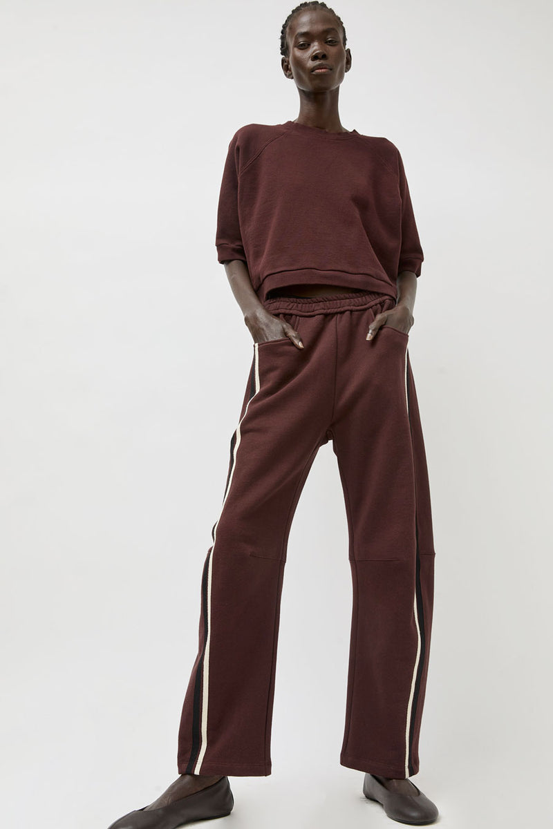 No.6 Emily Sweatshirt in Merlot