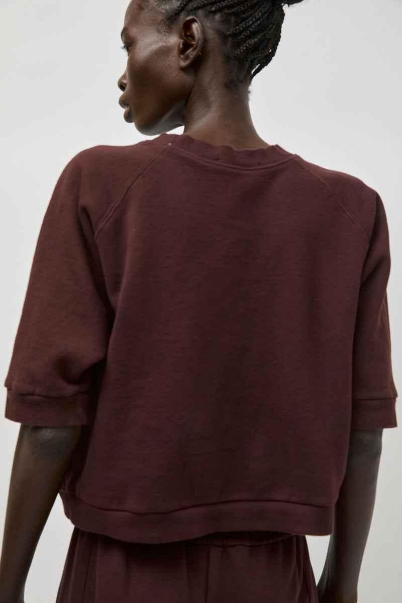 No.6 Emily Sweatshirt in Merlot