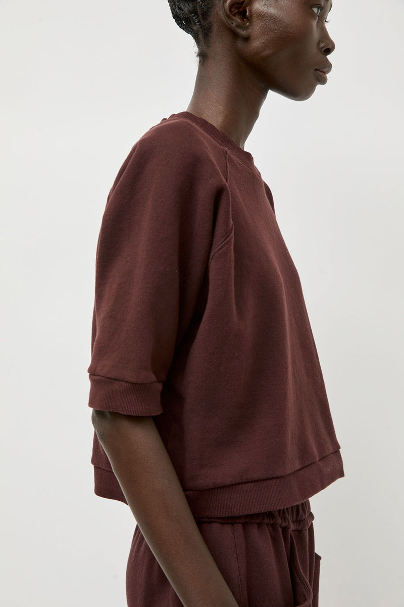No.6 Emily Sweatshirt in Merlot