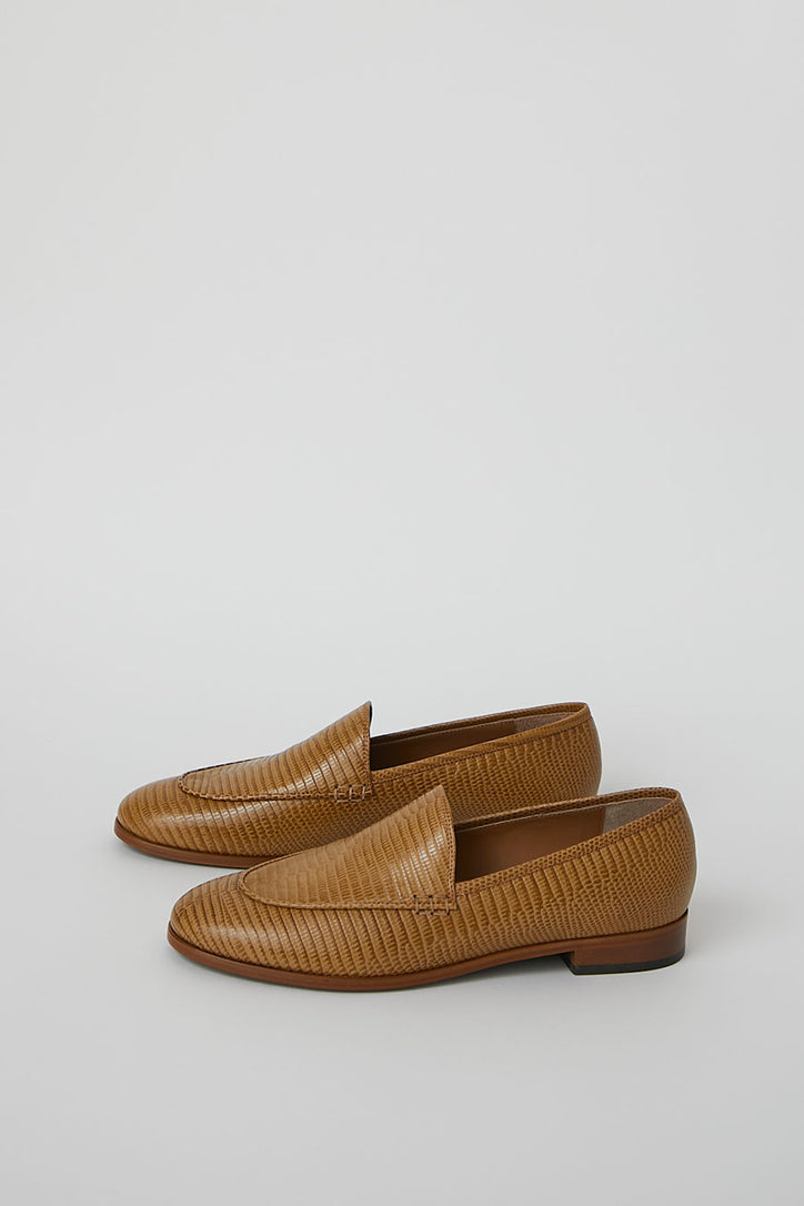 No.6 Emma Loafer in Pecan Lizard