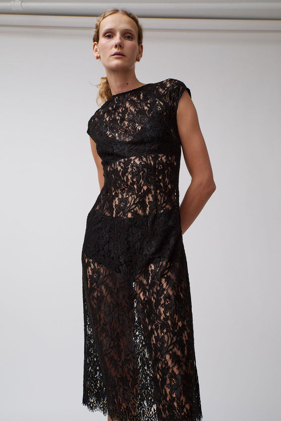 No.6 Erika Dress in Black Lace