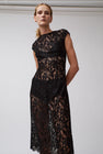 No.6 Erika Dress in Black Lace