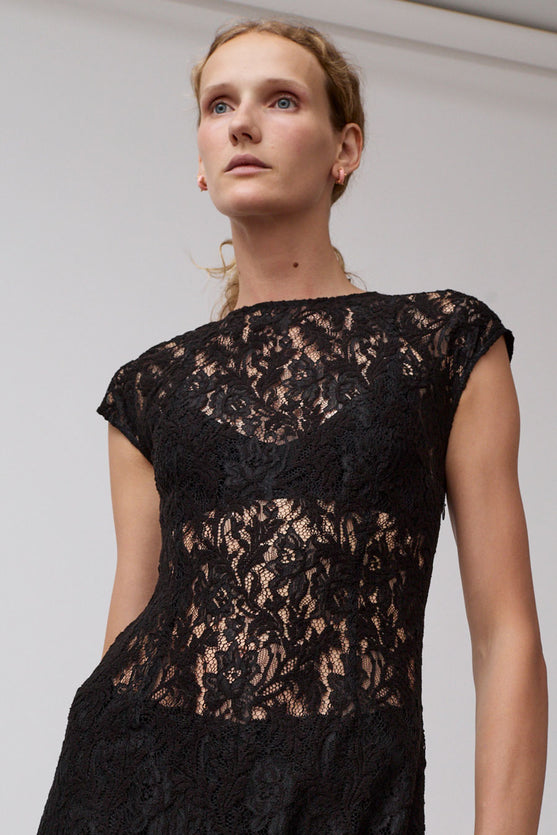 No.6 Erika Dress in Black Lace