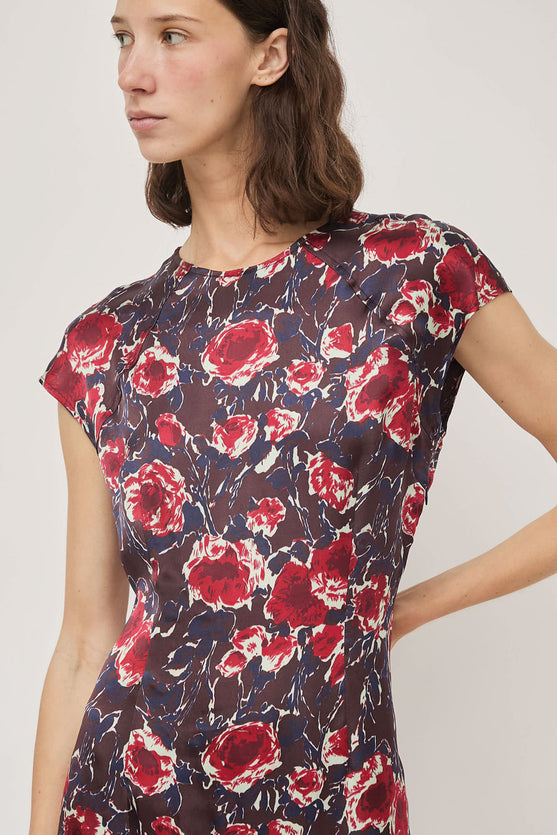 No.6 Erika Dress in Red Roses