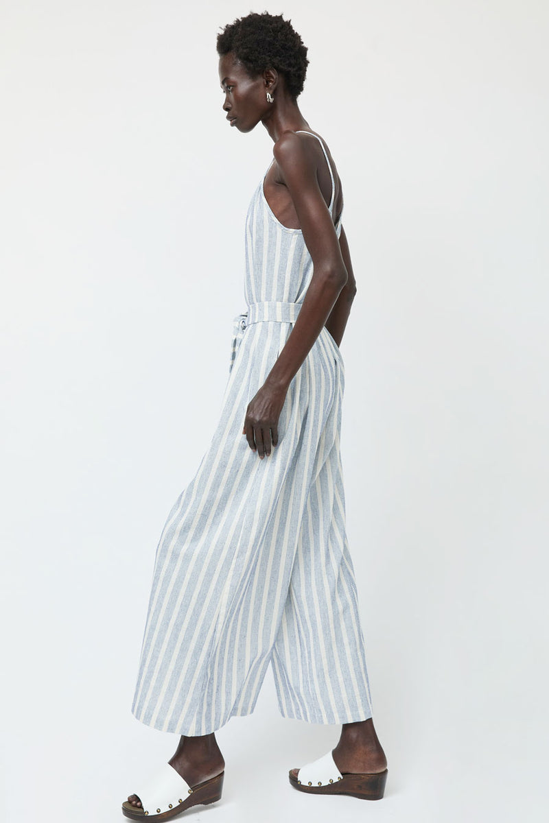 No.6 Eve Jumpsuit in Blue Stripe