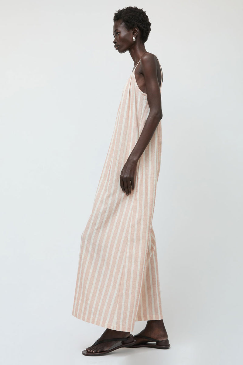 No.6 Eve Jumpsuit in Coral Stripe