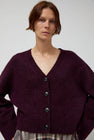 No.6 Gabriel Cardigan in Wine