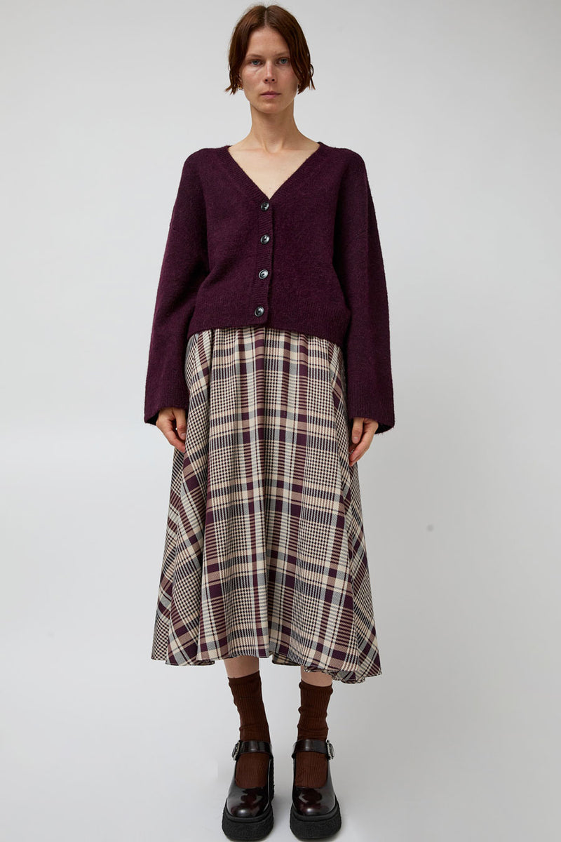 No.6 Gabriel Cardigan in Wine