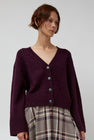 No.6 Gabriel Cardigan in Wine
