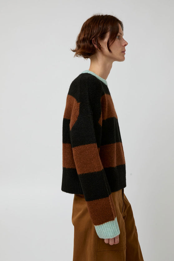 No.6 Henry Knit in Stripe