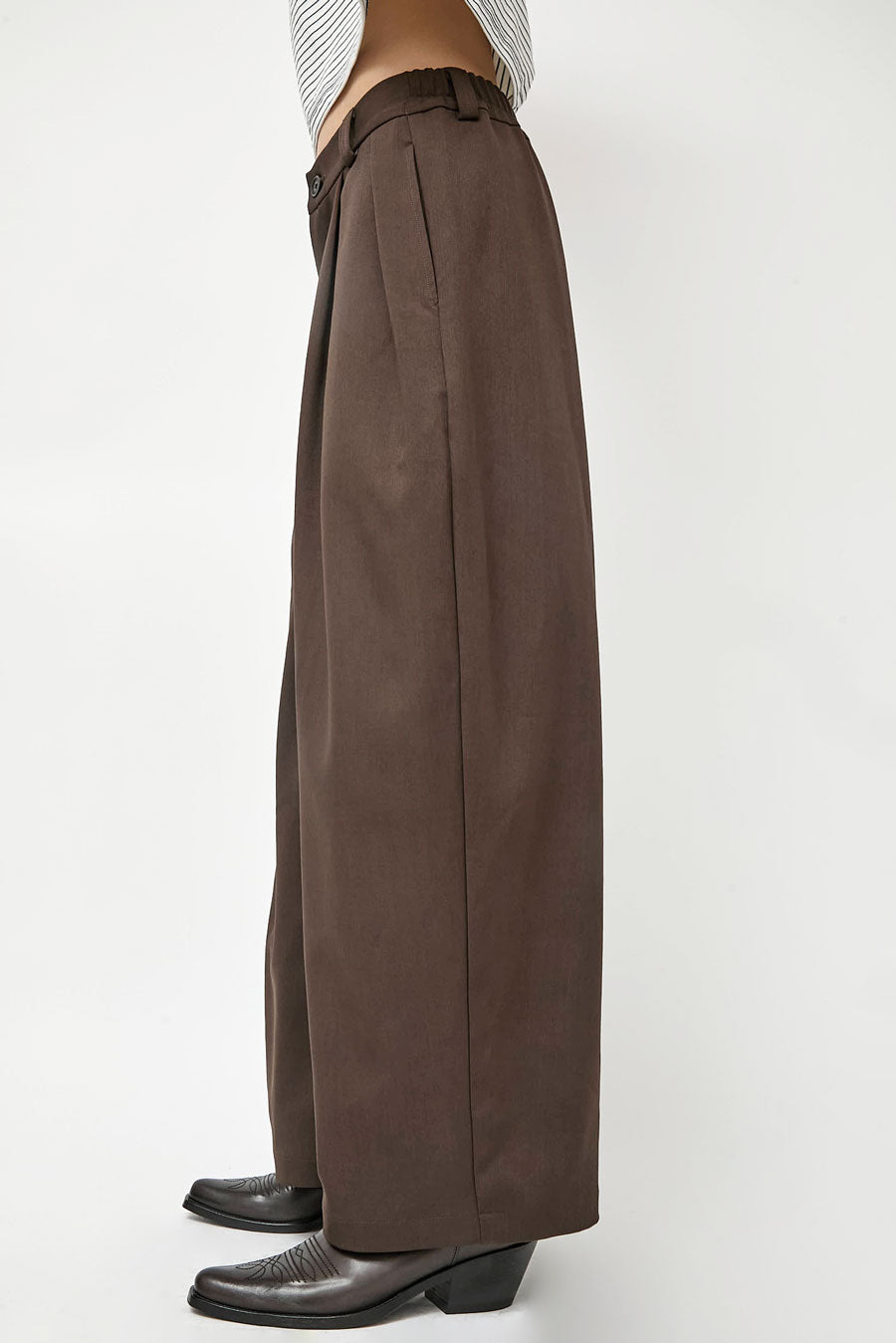 No.6 Holland Pant in Chocolate