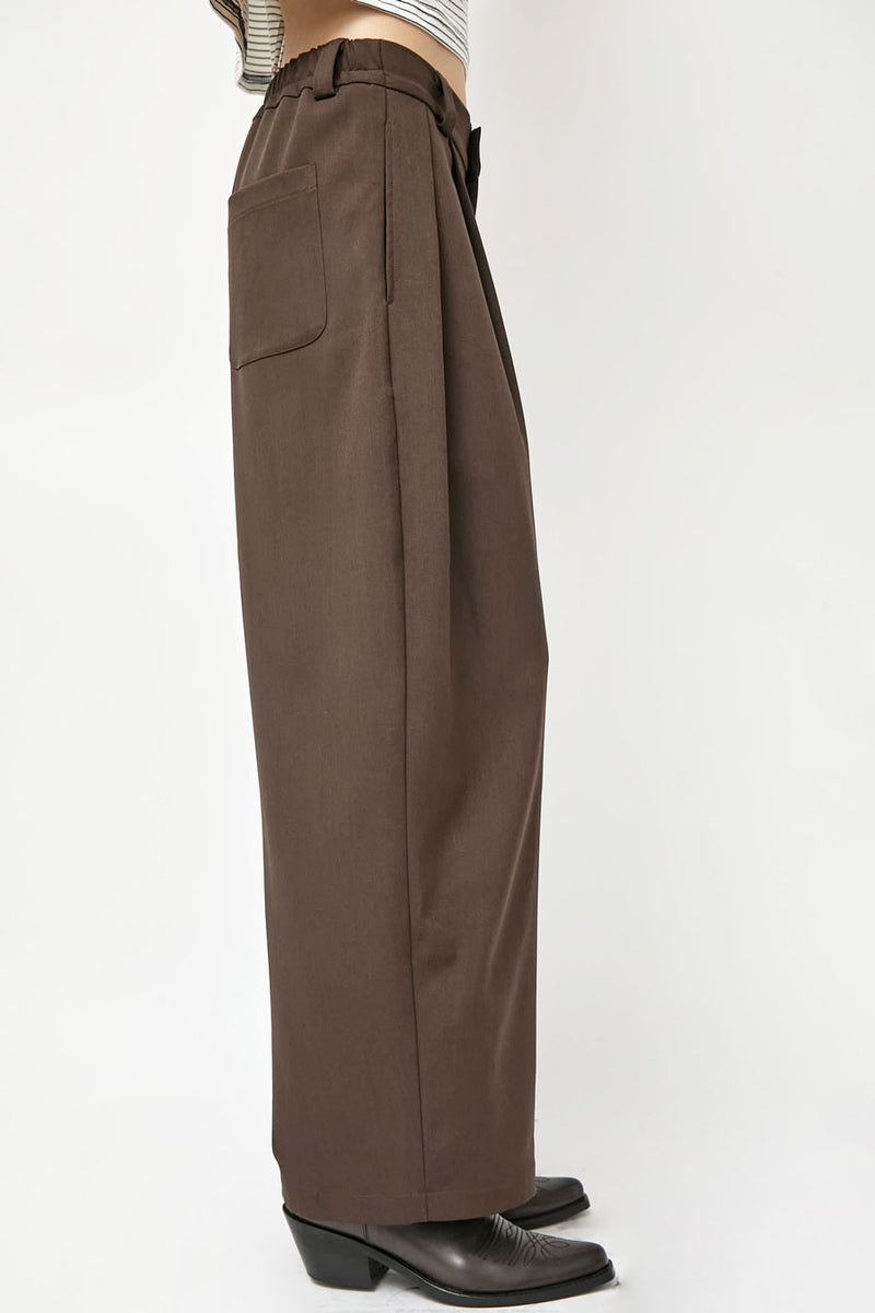 No.6 Holland Pant in Chocolate