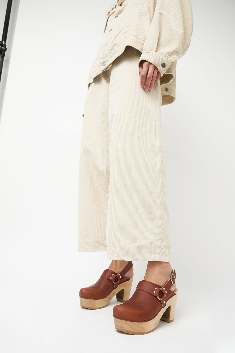 No.6 Hugo Clog on Platform in Bourbon