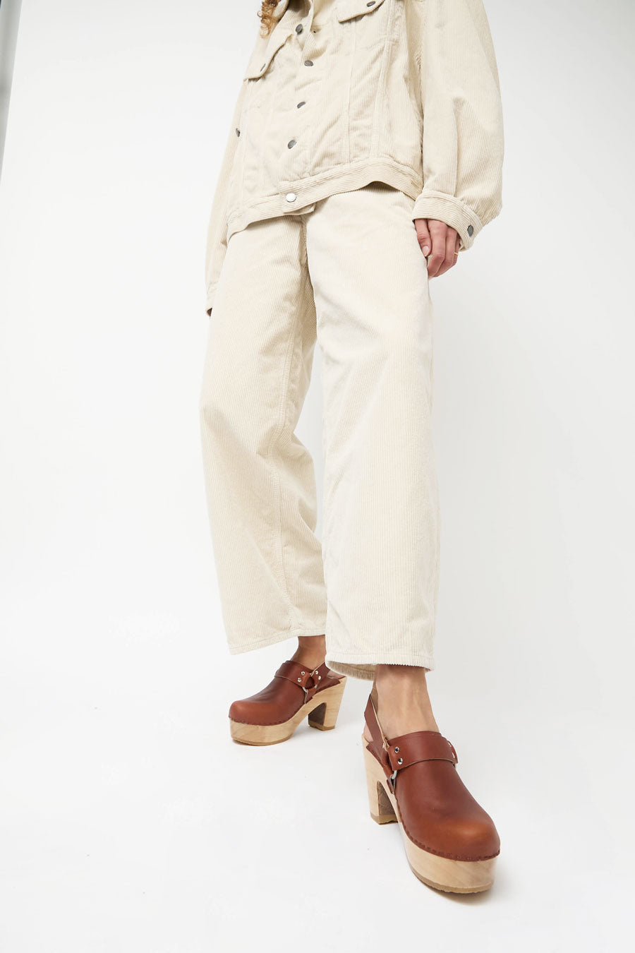 No.6 Hugo Clog on Platform in Bourbon