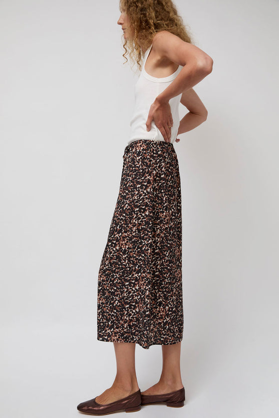 No.6 Inez Skirt in Brown Jungle