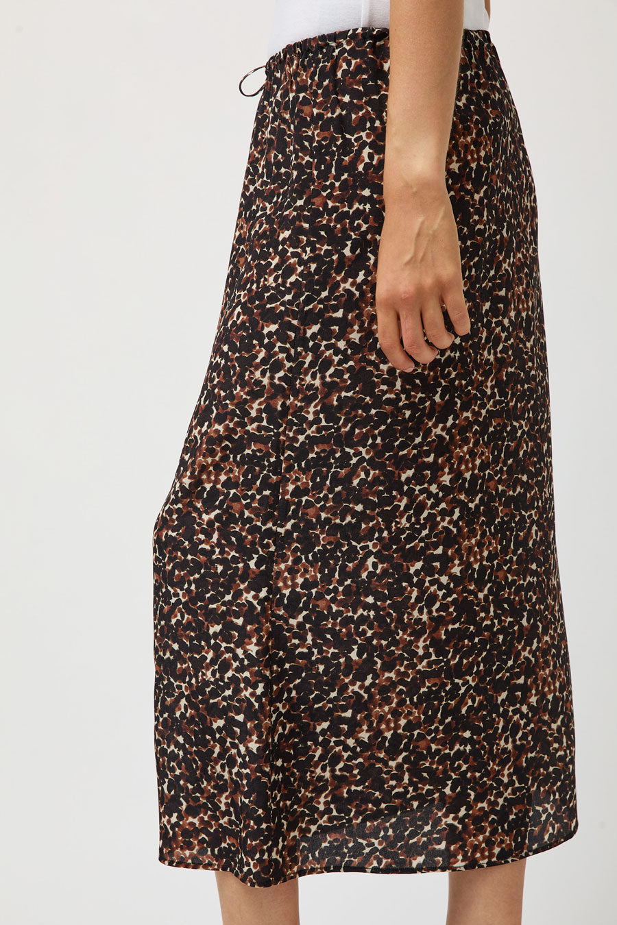 No.6 Inez Skirt in Brown Jungle