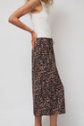 No.6 Inez Skirt in Brown Jungle
