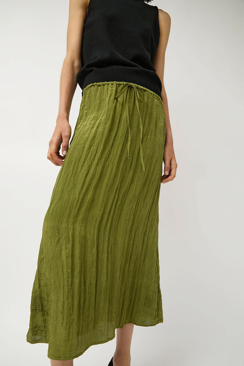 No.6 Inez Skirt in Citrus Green