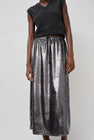 No.6 Inez Skirt in Silver Pony Hair