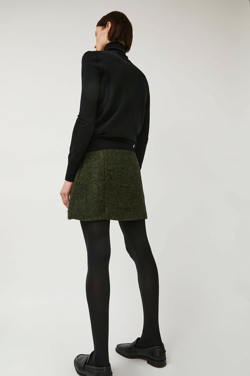 No.6 Jane Skirt in Forest Mohair