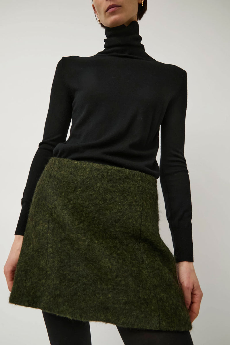 No.6 Jane Skirt in Forest Mohair