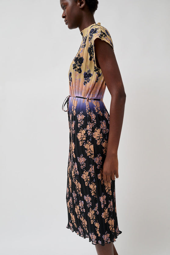 No.6 Julien Dress in Dip Dye Shadow Floral