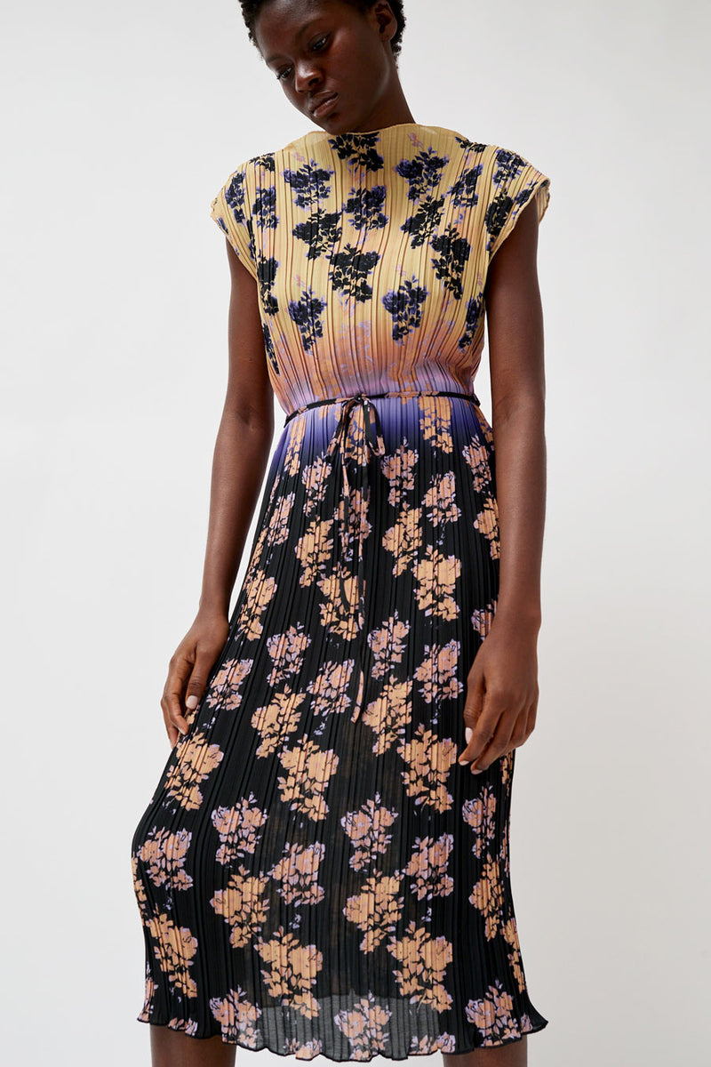 No.6 Julien Dress in Dip Dye Shadow Floral