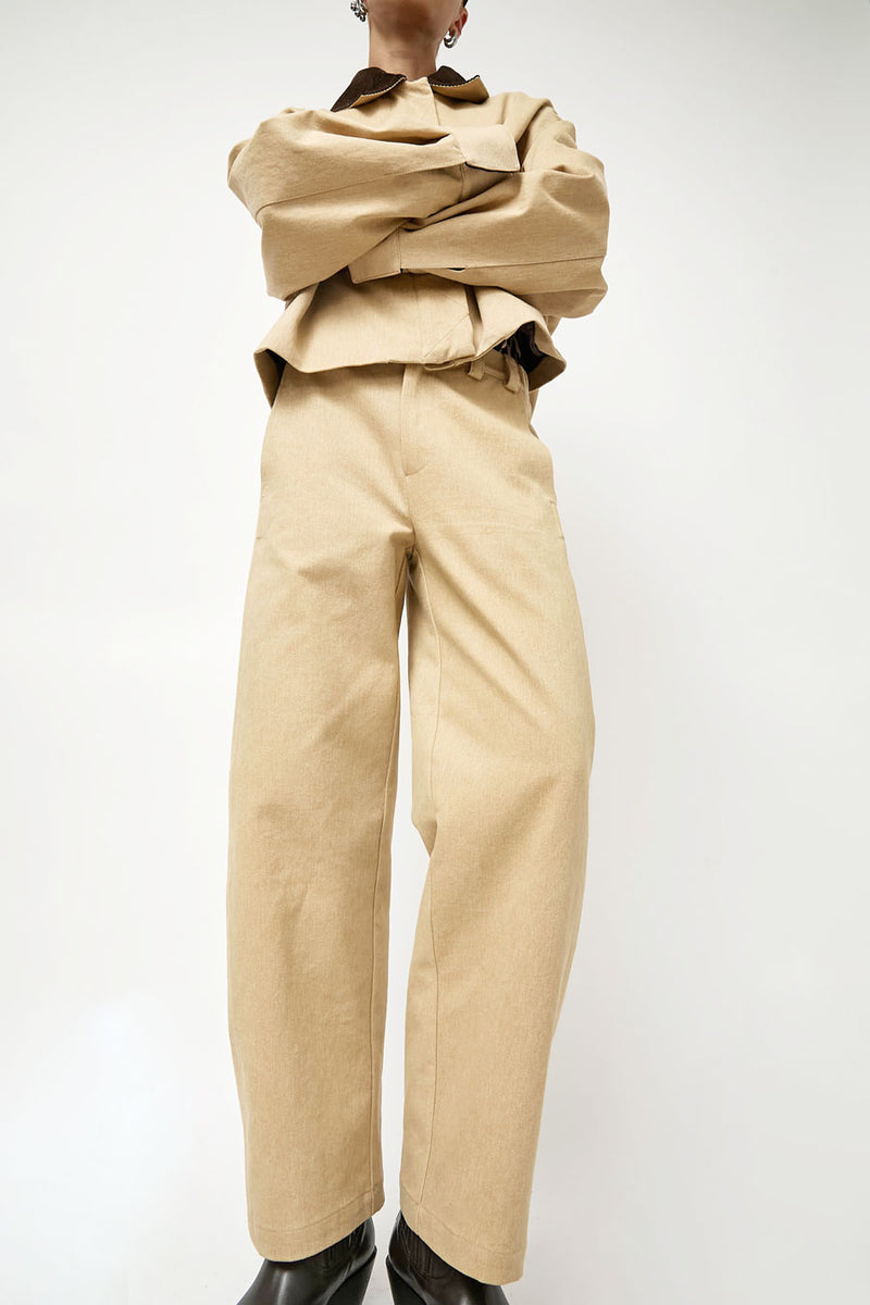 No.6 Justin Pant in Tobacco