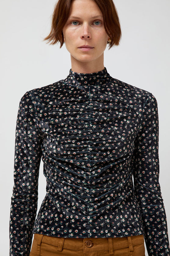 No.6 Kara Top in Black Floral