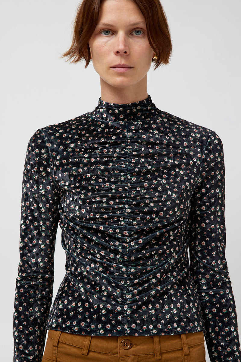 No.6 Kara Top in Black Floral