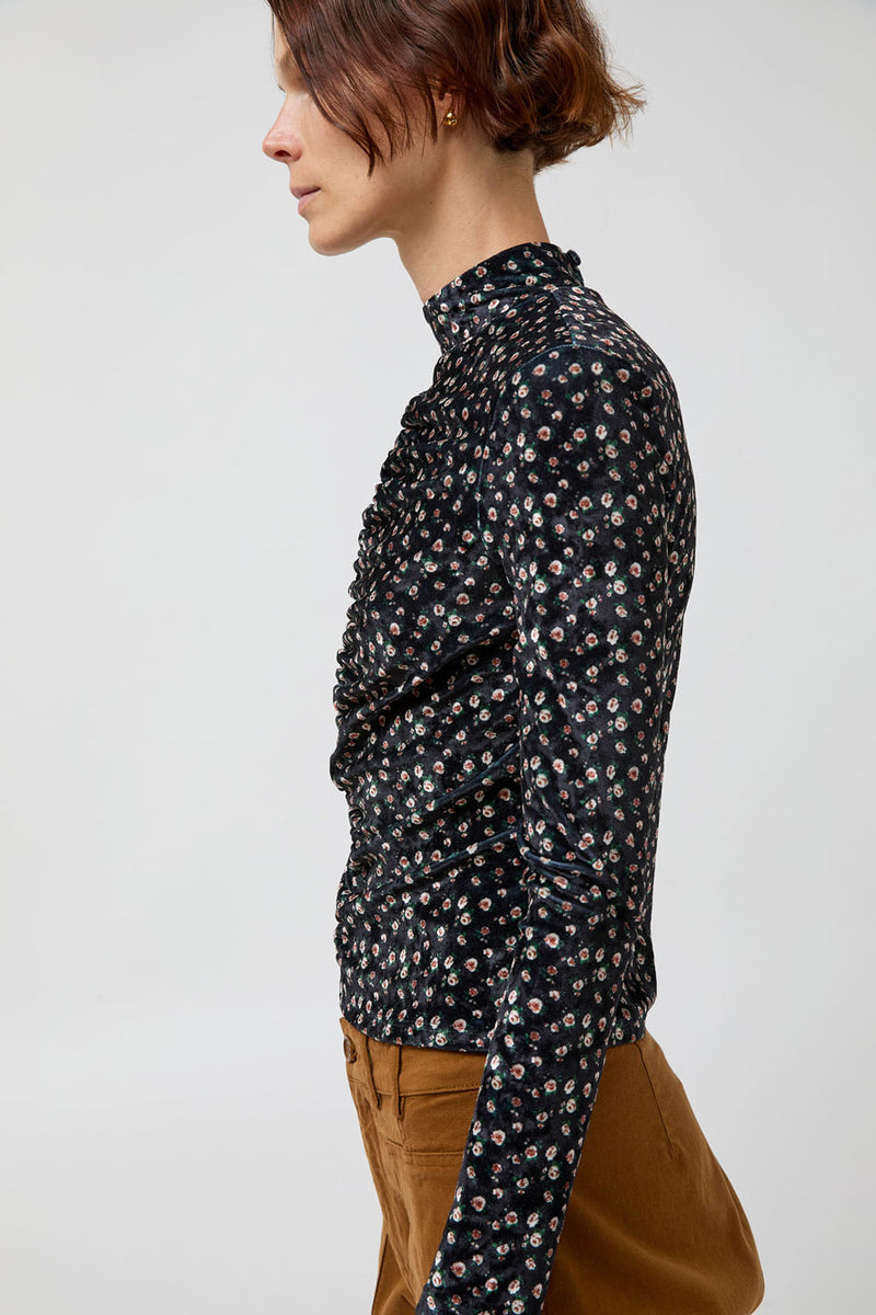 No.6 Kara Top in Black Floral