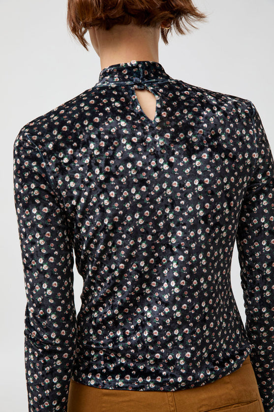 No.6 Kara Top in Black Floral