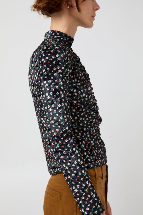 No.6 Kara Top in Black Floral
