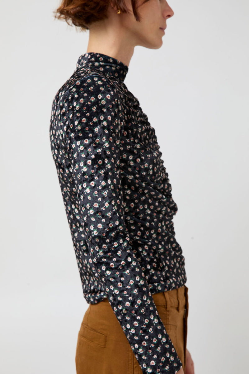 No.6 Kara Top in Black Floral