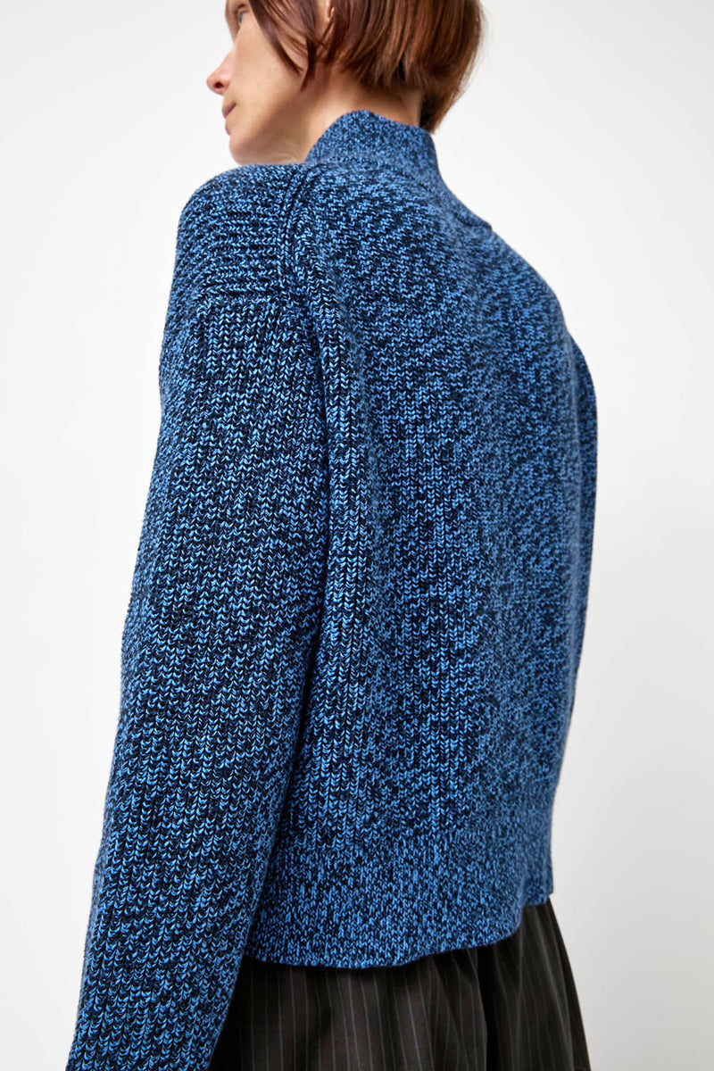 No.6 Keir Knit in Blue Melange