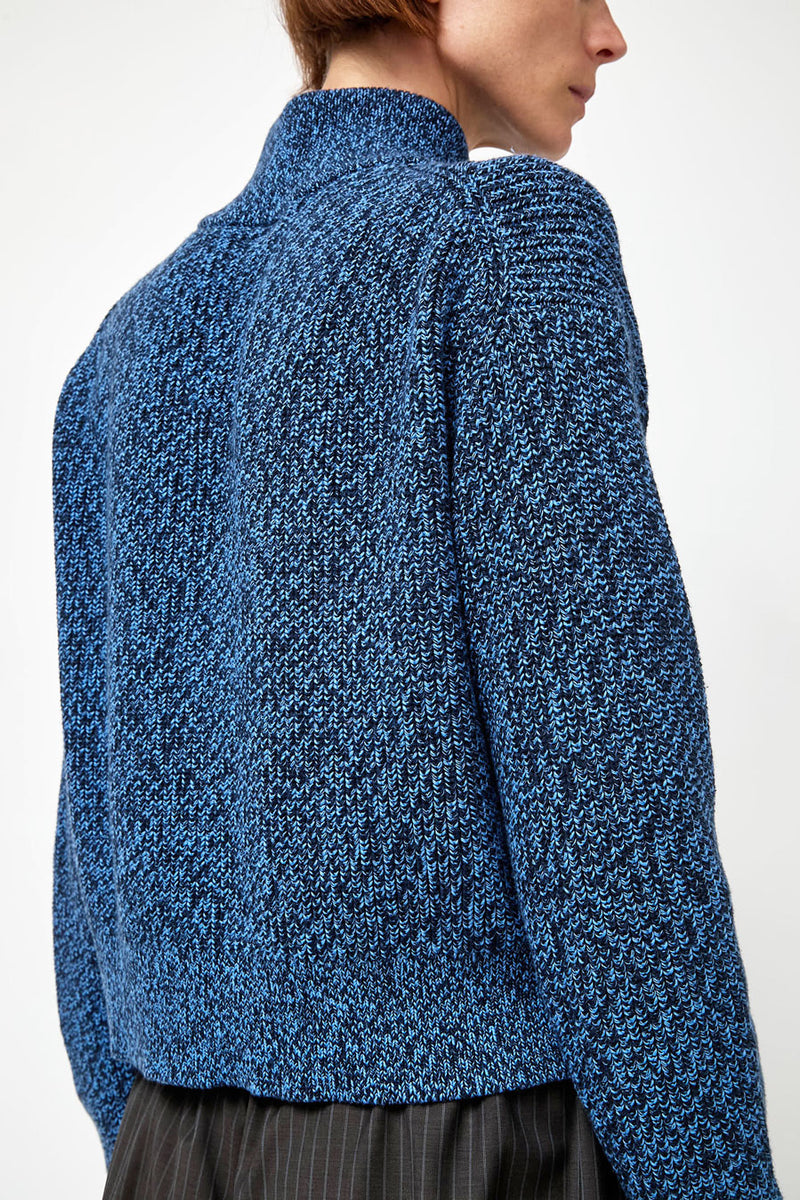 No.6 Keir Knit in Blue Melange