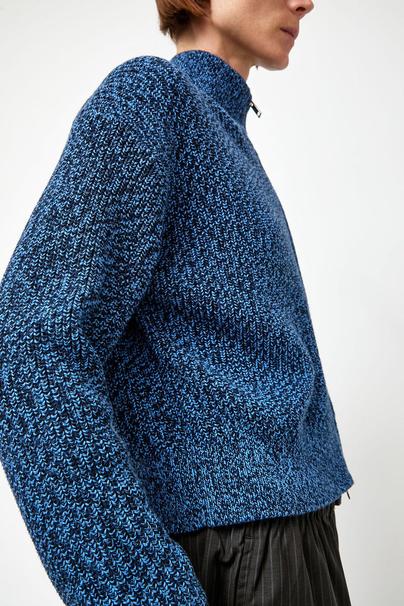 No.6 Keir Knit in Blue Melange